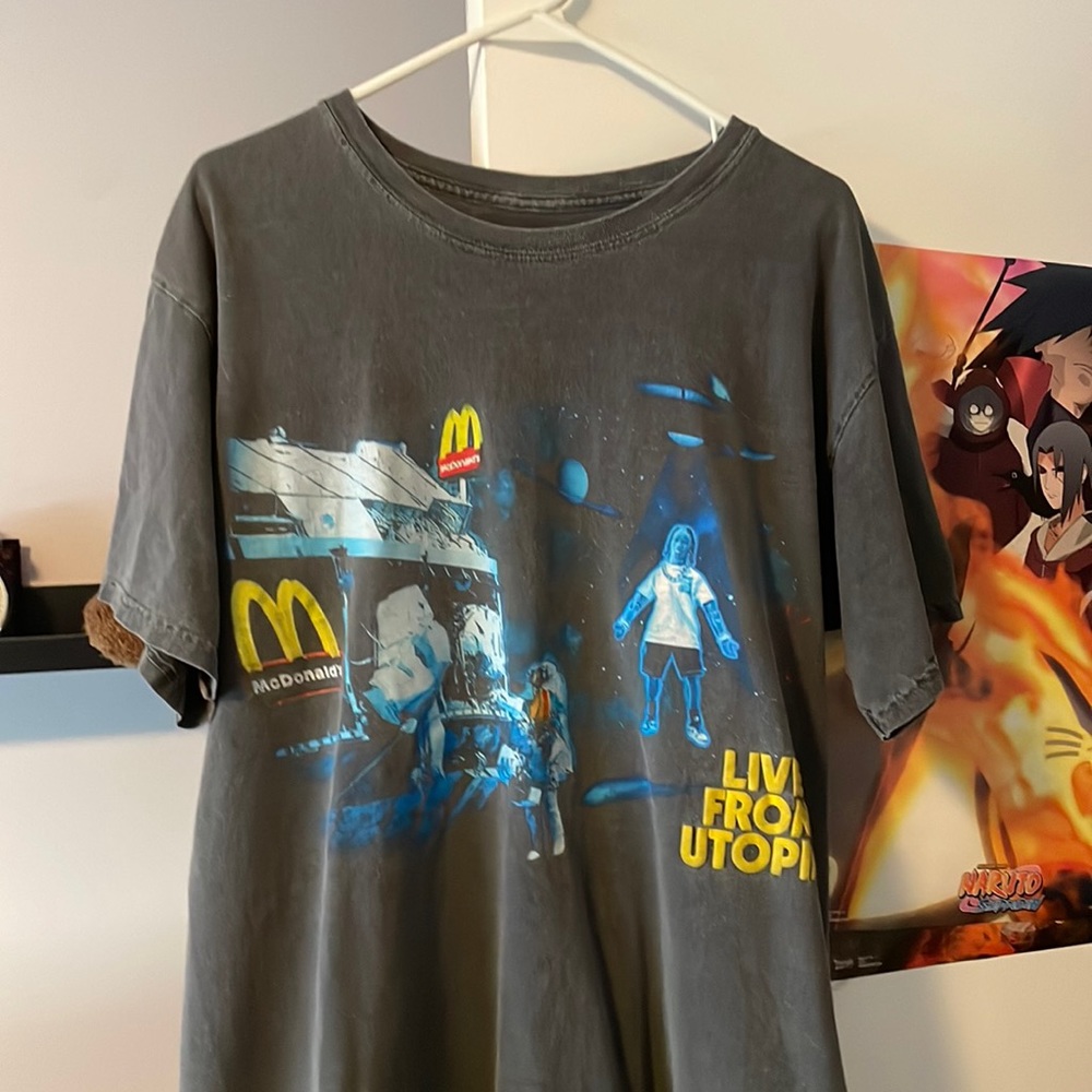 Travis Scott x McDonald’s live from utopia T-shirt